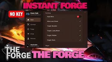 The Forge Script *NO KEY* - Auto Forge, Auto Farm Zombies, Dupe Ores, Auto Mine Ores, WORK 100%
