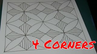 Coloring book page #4 - 4 Corners