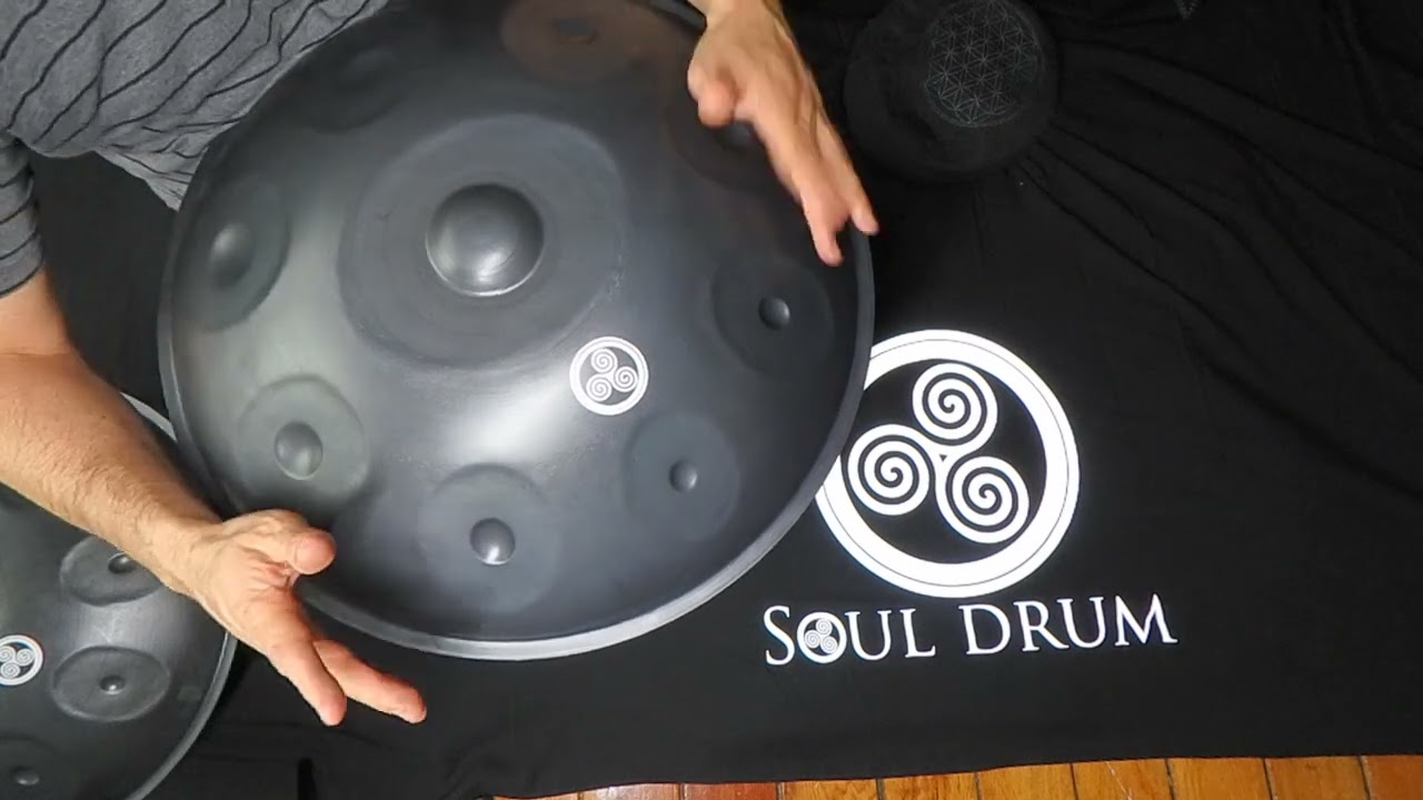 Soul Drum Handpan - E Kurd 9 - Player: QuePasound