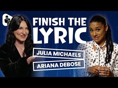 "I think I'm BRITISH 😂" Wish Stars Ariana DeBose & Julia Michaels Play Finish The Disney Lyric!