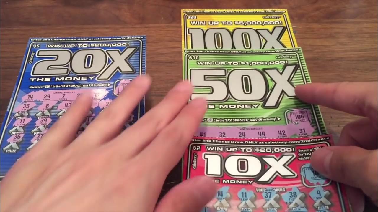 BRAND NEW CALIFORNIA SCRATCHERS!! 10X 20X 50X 100X the Money California
