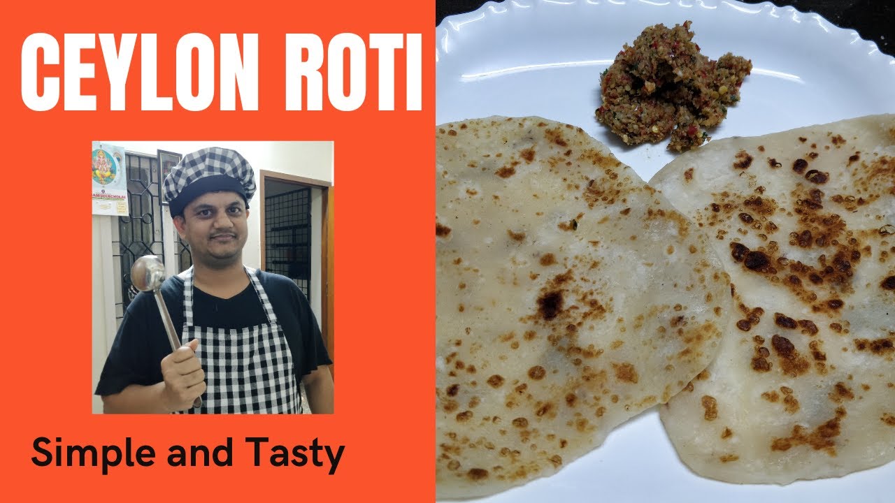 Ceylon Roti How to make Ceylon Roti Ceylon Roti in tamil YouTube