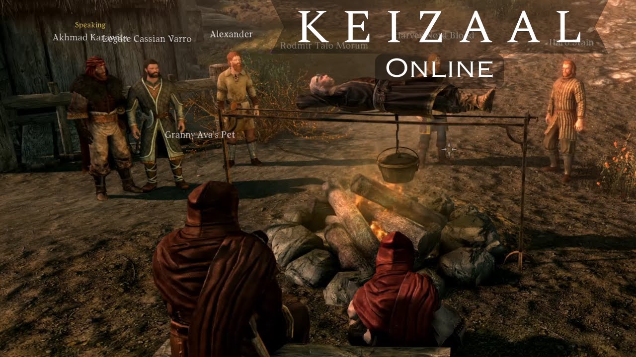 Modded Skyrim ||| Keizaal Online Custom Server ||| Granny Ava Adventures with their feline friend