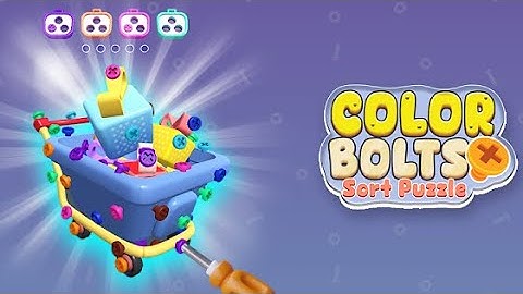Color Bolts Sort (by Puzzle Studio) IOS Gameplay Video (HD)