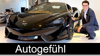 All-new McLaren 570S Sports Series Sound \& static Review vs 650S \& McLaren P1 comparison