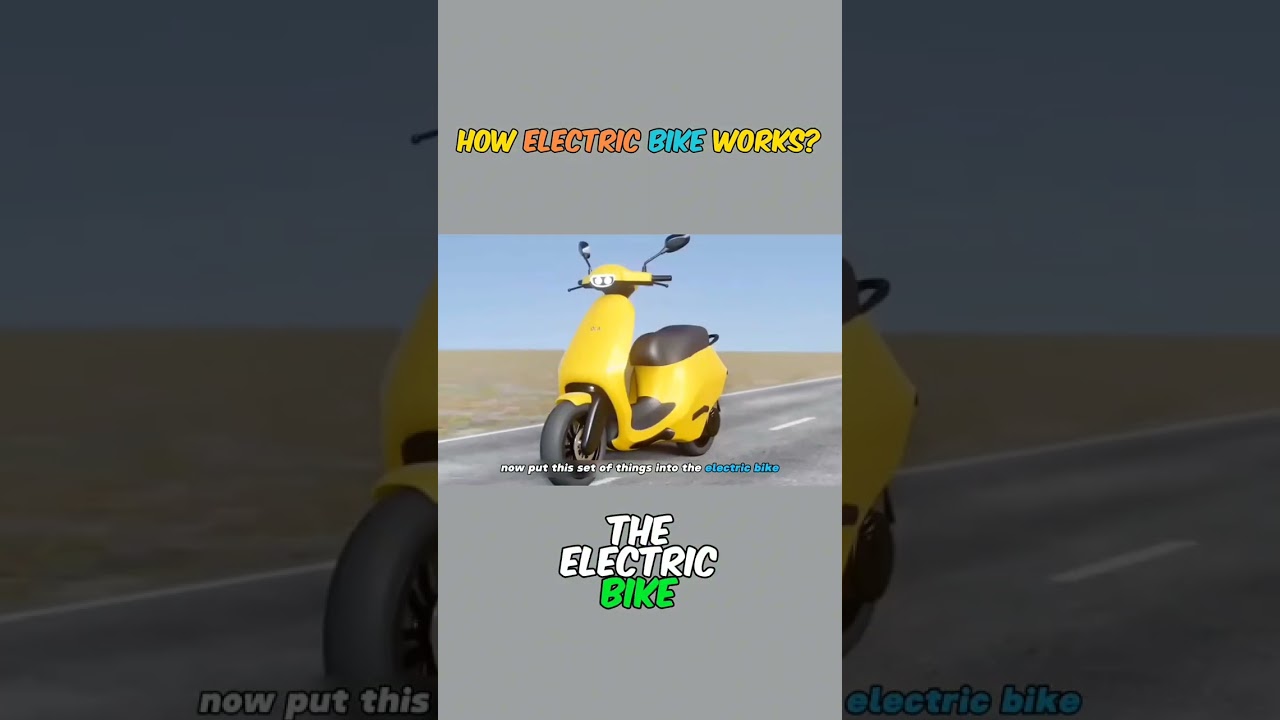 How electric bike works ?💡
