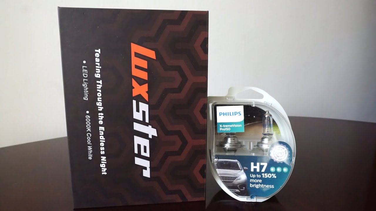 LUXSTER 2024 Punisher LED vs Philips XtremeVision Pro150