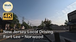 【4K60】 New Jersey Local Driving: Fort Lee - Norwood