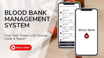 Android-project voor het laatste jaar met broncode en rapport | Bloedbankbeheer-app