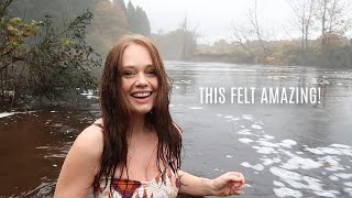 A wild swim in freezing temps & 4x4 camping in the Scottish mountains