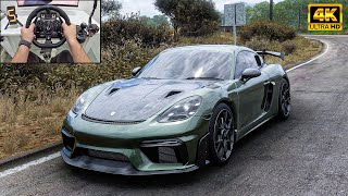 2022 Porsche 718 Cayman Gt4 Rs - Forza Horizon 5 Logitech G923 Steering Wheel