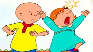 Caillou - Caillou fights with Rosie | Funny Animated cartoons | Videos For Kids