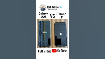 Galaxy A26 Vs iPhone 11 Speed Test 🥵
