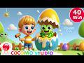 Interactive Color Learning Songs with Eggs 🥚⭐ | 40 Min Preschool Educational Videos