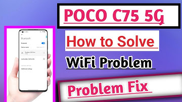 POCO C75 5G How to Solve WiFi problem | WiFi Connectivity issue solve