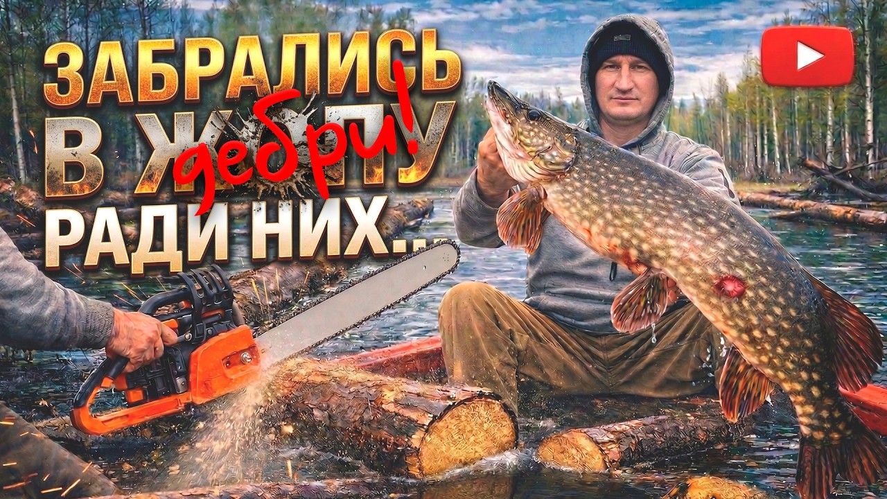 40 км ада по тайге: нашли секретное озеро монстров в половодье!