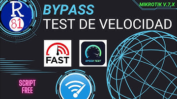 By Pass Test de Velocidad - V.2.0 (Script Gratis - Free) - Mikrotik v.7.x