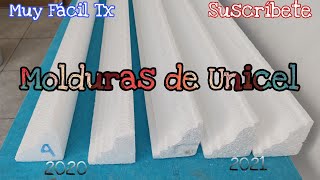 Molduras de Unicel "1 Parte"