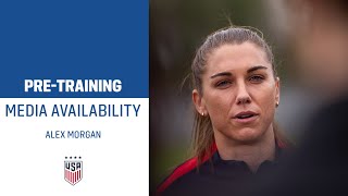 TRAINING CAMP MEDIA AVAILABILITY: Alex Morgan | April 2, 2024 | 2024 SheBelieves Cup