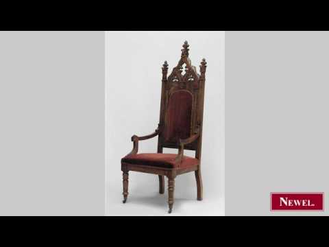 antique-english-victorian-gothic-style-oak-high-back-arm