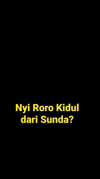 Nyi Roro Kidul dari Sunda? Ini Perbedaanmya dengan Kanjeng Ratu Kidul