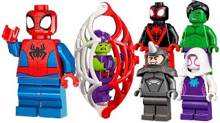 Spidey and his Amazing Friends LEGO Web Quarters HQ with Ghost Spider & Spin 2 Compilation