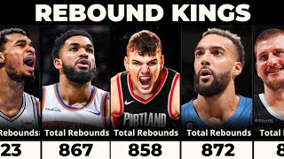 NBA WEEK 25 – Top 50 Rebound Leaders (RPG & Total Rebounds)