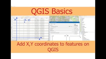 How to add X Y coordinates to QGIS attribute table in seconds