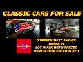 CLASSIC CARS FOR SALE  STREETSIDE CLASSICS TAMPA LOT WALK MARCH 2026 EDITION Mp3 Song
