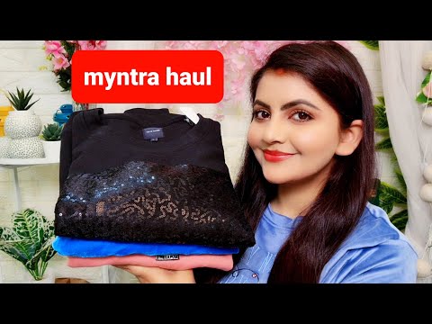 Myntra haul | sweatshirt for winters | RARA | Tokyo talkies | mast n harbour |