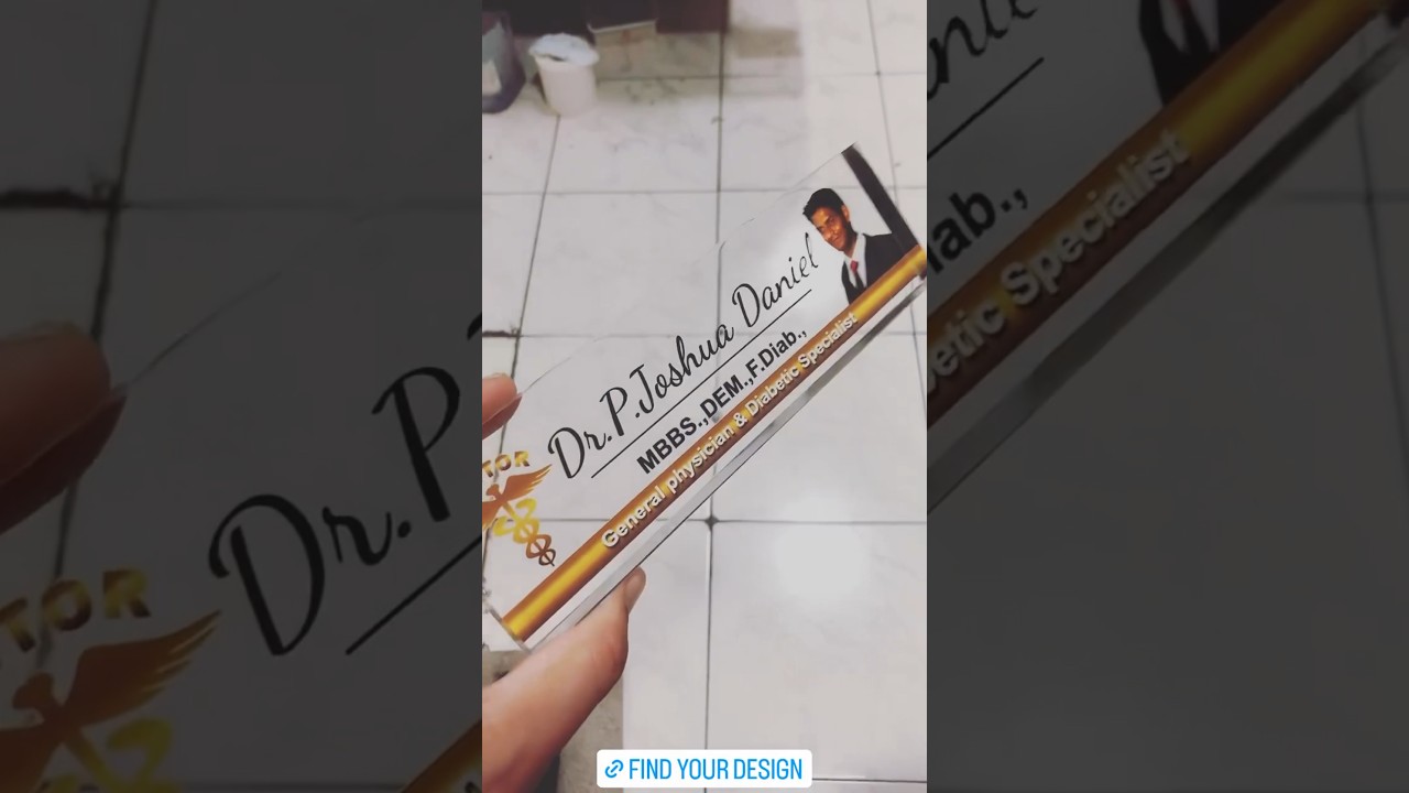 OOCLAS Personalized Nameplates for Doctor | Custom Desk Name plate | Doctors Gift