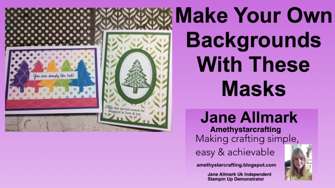 Make fun backgrounds with the Basic Pattern Decorative Masks