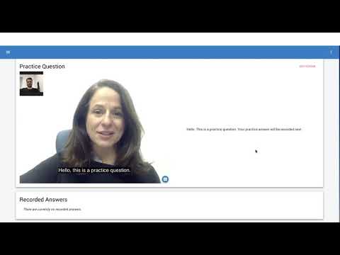 Q&A Video Assignment for Brightspace
