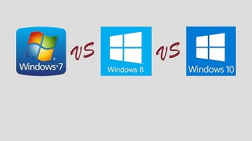 Windows 7 vs Windows 8 vs Windows 10