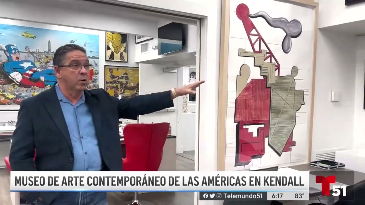 Telemundo 51 visits the Museum of Contemporary Art of the Americas, in Kendall