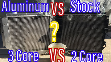 Aluminum VS Stock Radiators Is It Worth it? Differences Between Capacity &“SAE” “MM” Core Sizes