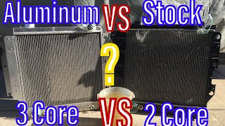 Aluminum VS Stock Radiators Is It Worth it? Differences Between Capacity &“SAE” “MM” Core Sizes