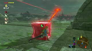 Great Plateau to Hyrule Castle using a stasis bounce