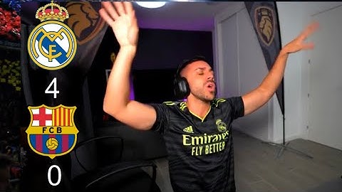 REACCION DE DjMariio al REAL MADRID Y BARCELONA 4-0 🏆😆😁🤭