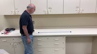 Ticker tape lab procedure one meter stick