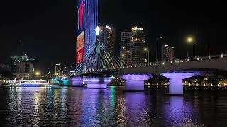 Da Nang at Night: Sunset to River Lights Walk | Son Tra Beach to Han River Bridge 4K HDR
