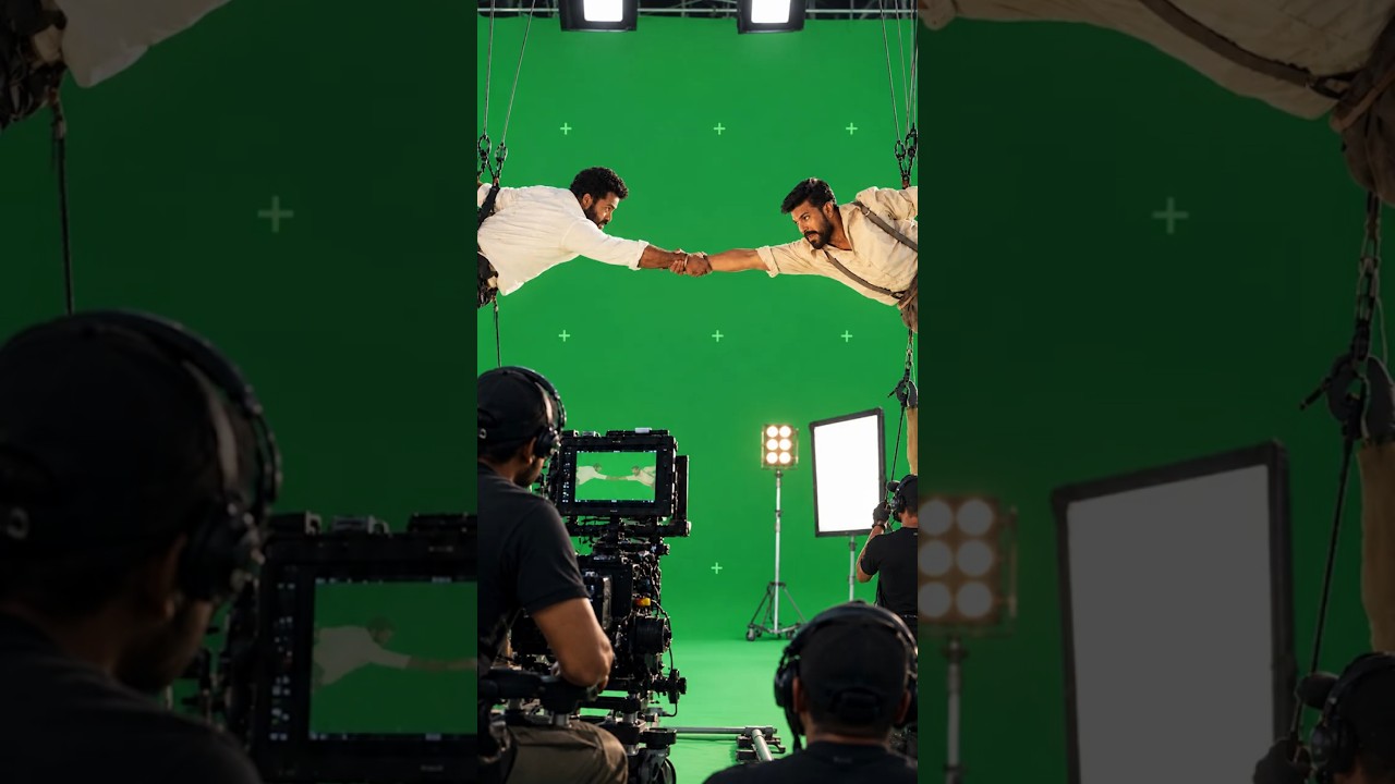 RRR Movie Behind The Scenes #RRR #ssrajamouli