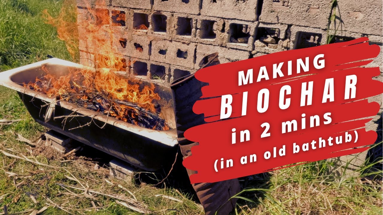 How to make Biochar start to finish #permaculture #soilhealth - YouTube