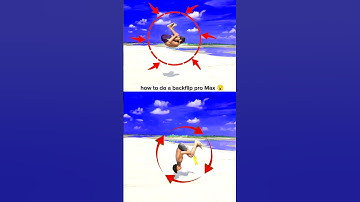 "To learn a backflip like a pro, don