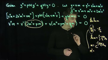 The Normal Form of a Second Order Linear ODE