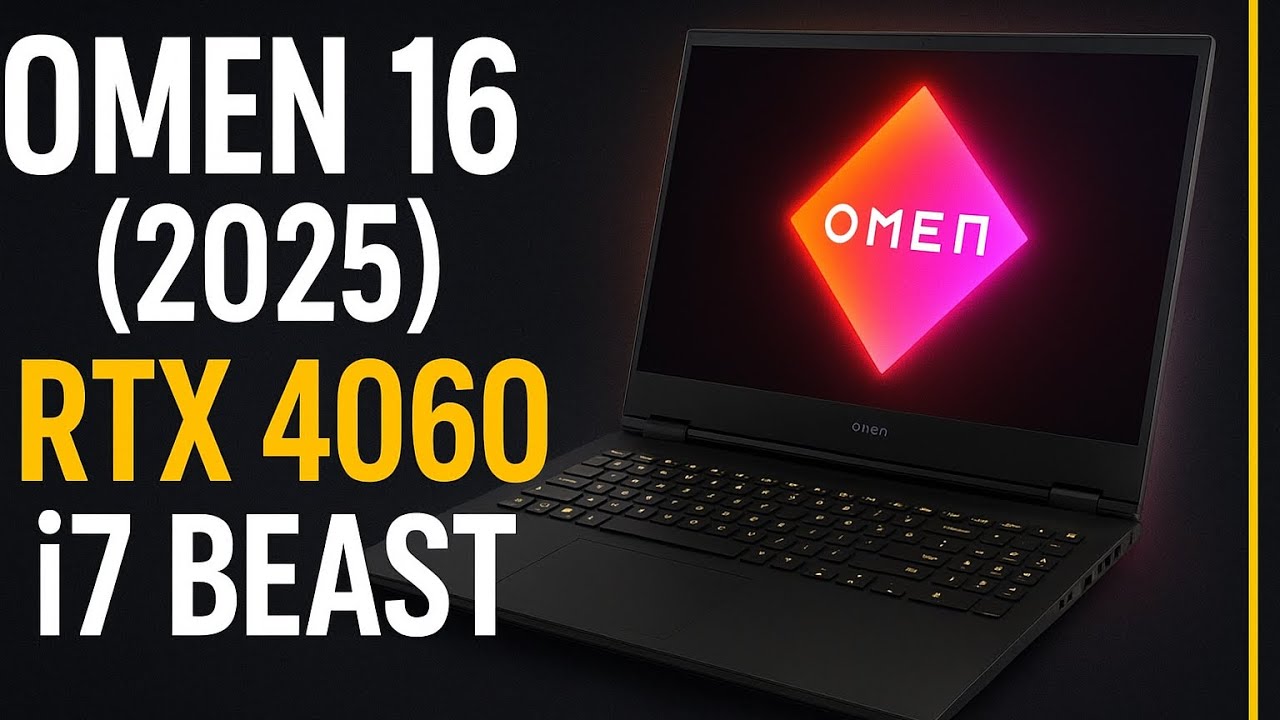 OMEN 16 (2025) — RTX 4060 + i7 Beast Tested!🔥 | Full Review, Benchmarks & Real Gaming FPS!