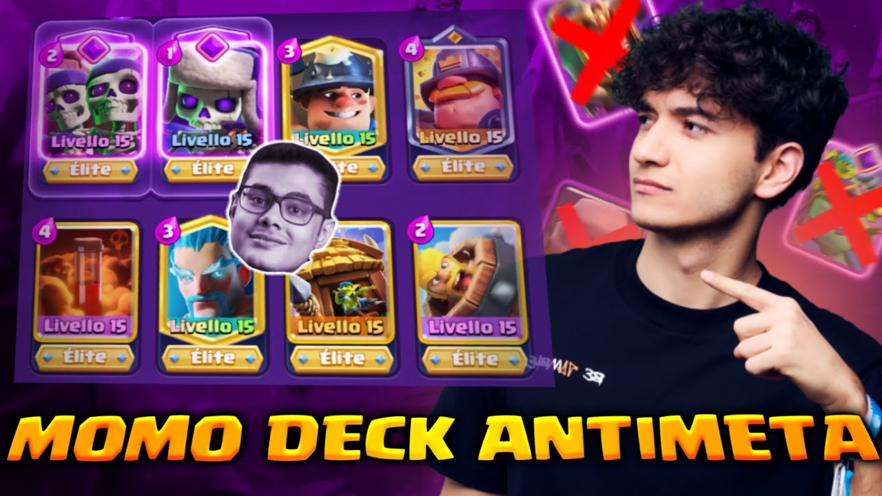 GRAZIE MOMO... IL SUO NUOVO DECK MI SVOLTA LA STAGIONE!? - Clash Royale ITA