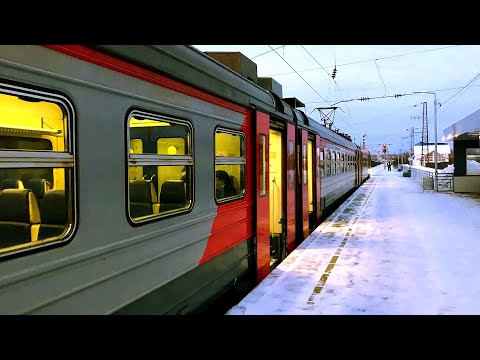 Видео: Из окна ЭЛЕКТРИЧКИ: Линда - Кеза  / From the window of the ELECTRIC TRAIN: Nizhny Novgorod region