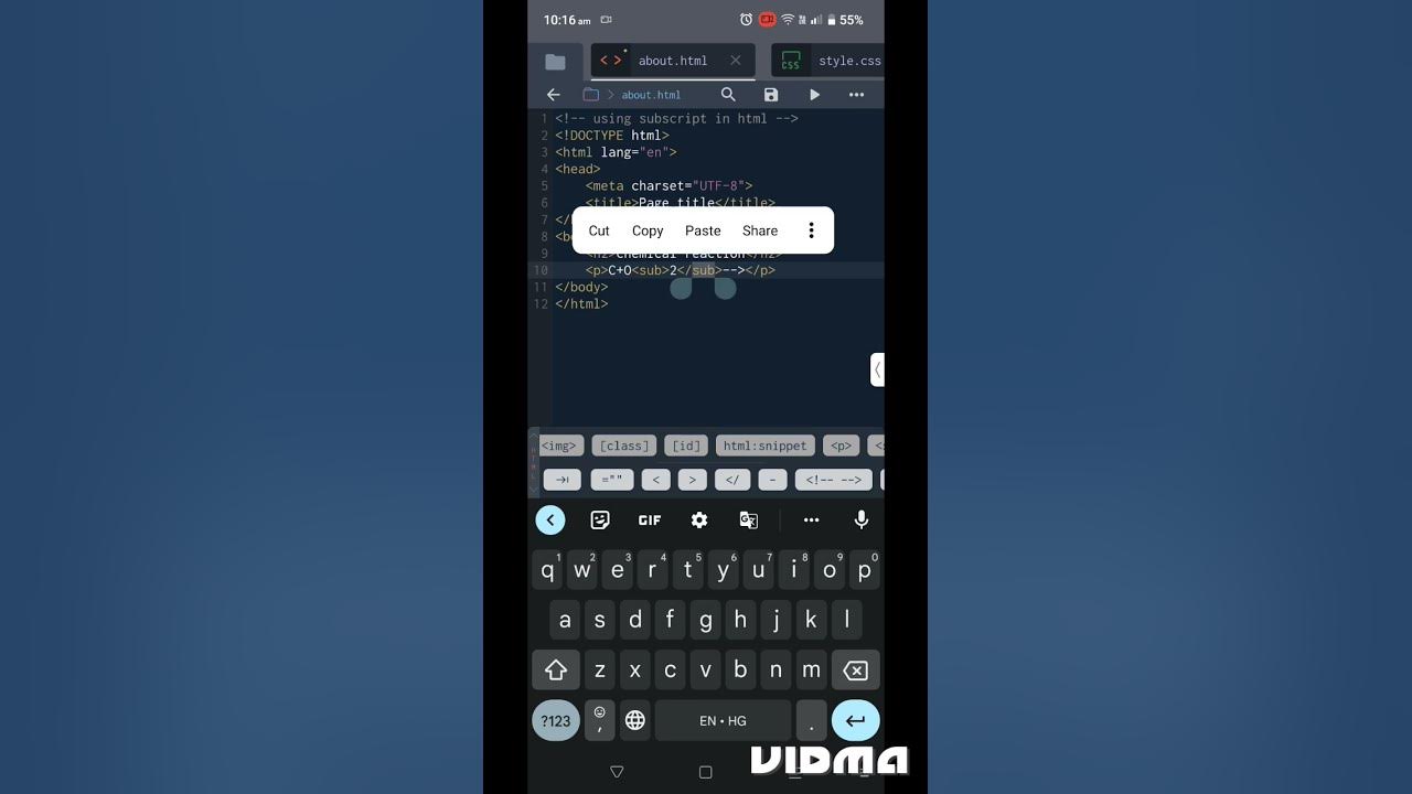 subscript in html #viral #coding #programmingchallenge #cprogramming # ...