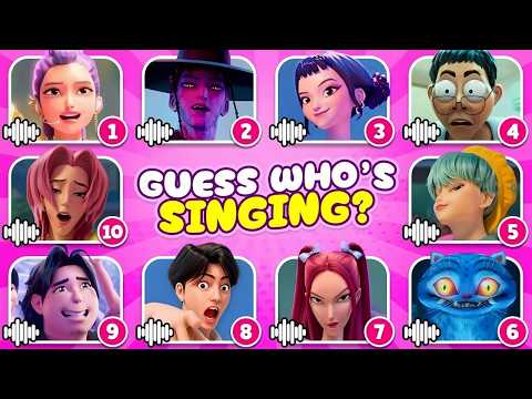 Guess KPop Demon Hunters Movie Character 2026 by Song & Voice🎤🔥